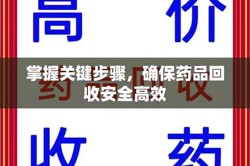 大连掌握关键步骤，确保药品回收安全高效